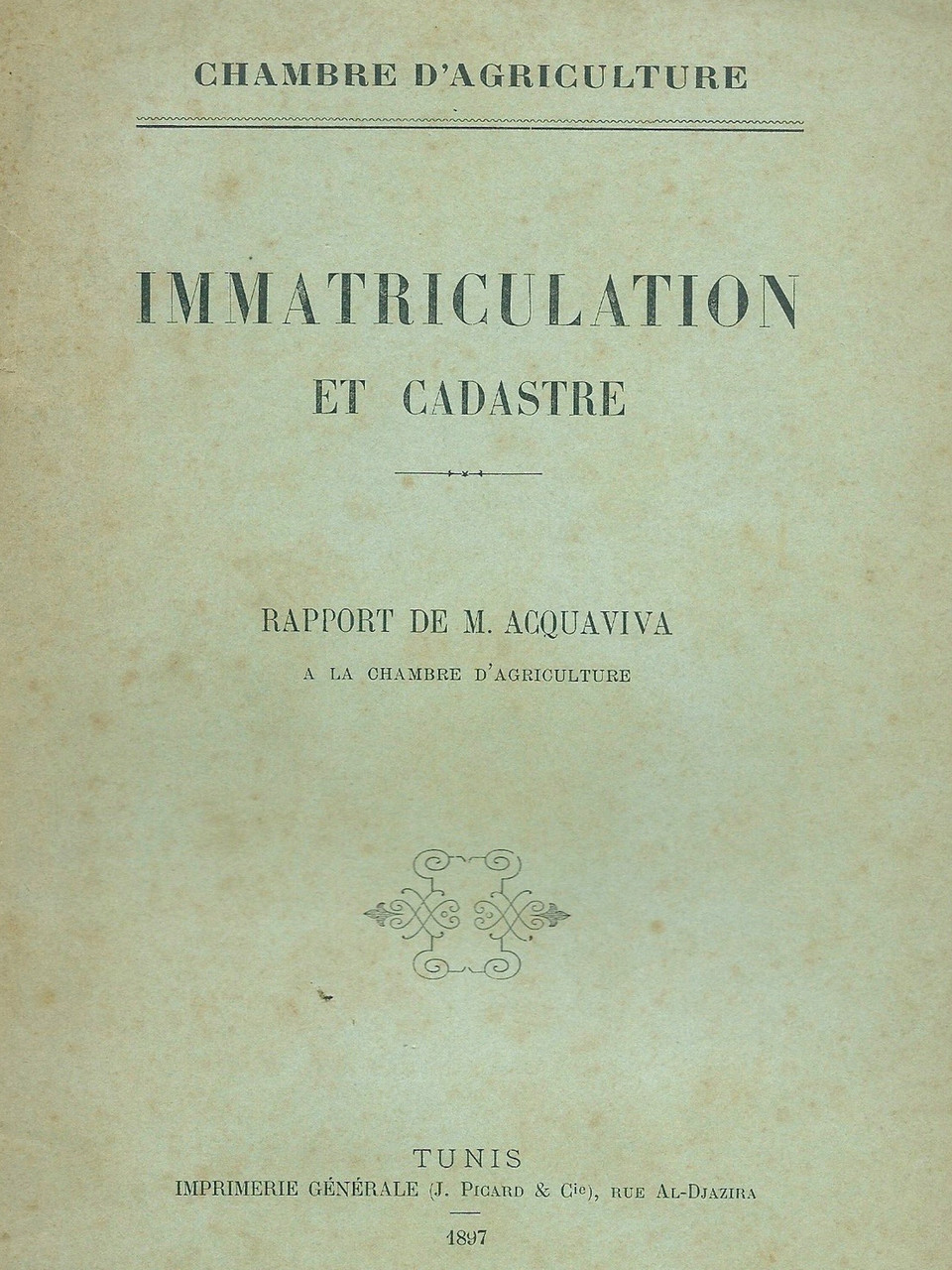 Immatriculation et cadastre